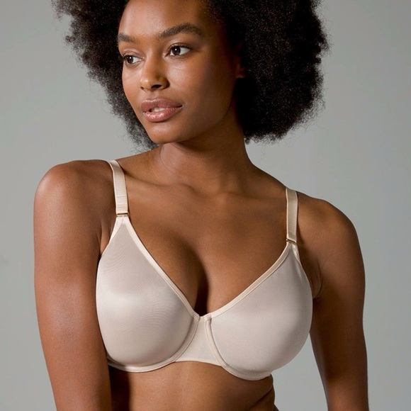 Soma Unbelievable Minimizer Bra 36H beige nude underwire unlined full figure - Picture 1 of 6